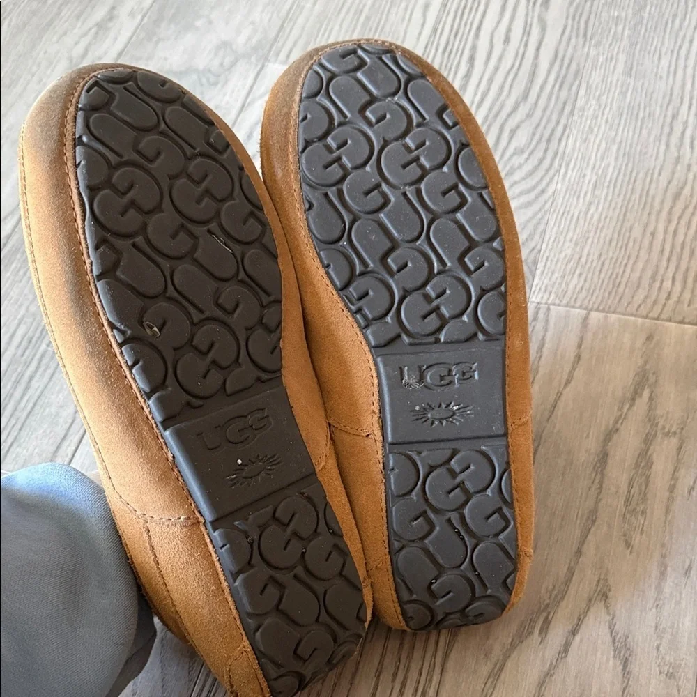 UGG Men's Ascot Chestnut Suede Loafers